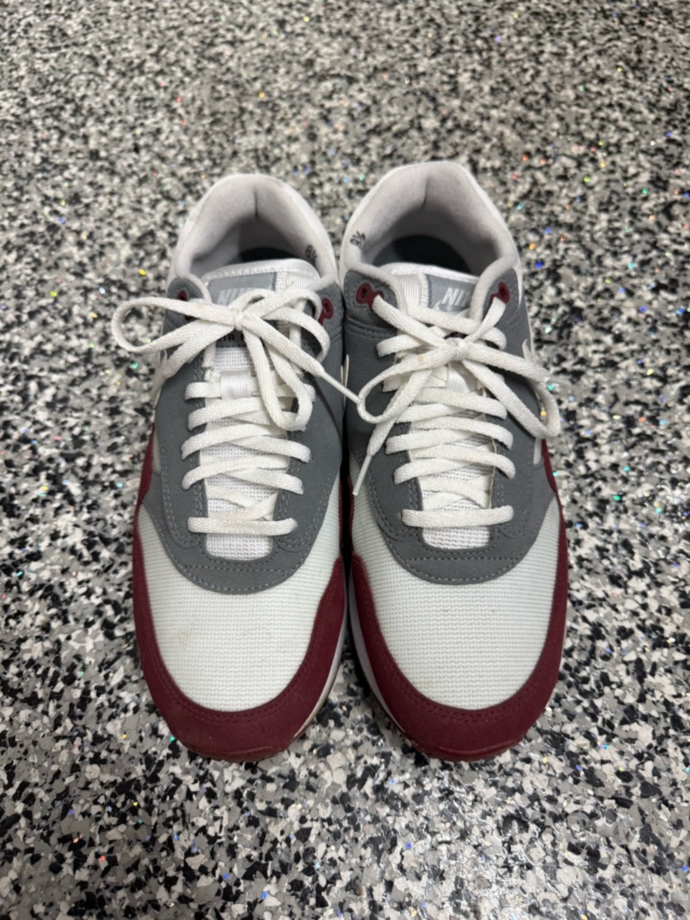 Nike golf shoes - White, Gray & Burgundy